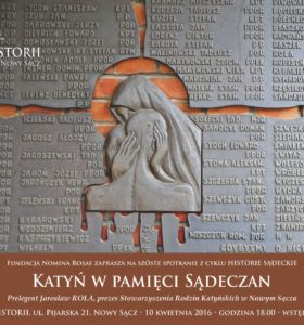 Historie Sądeckie 6 Katyń plakat