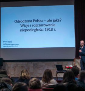 wykład dr. Marcina Jarząbka „Różne wizje niepodległości”